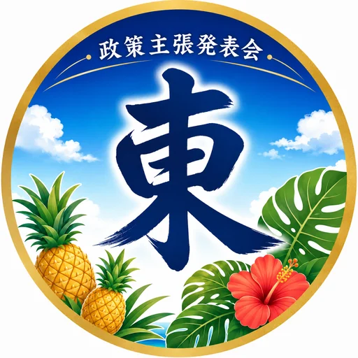 東村政策主張発表会ロゴ